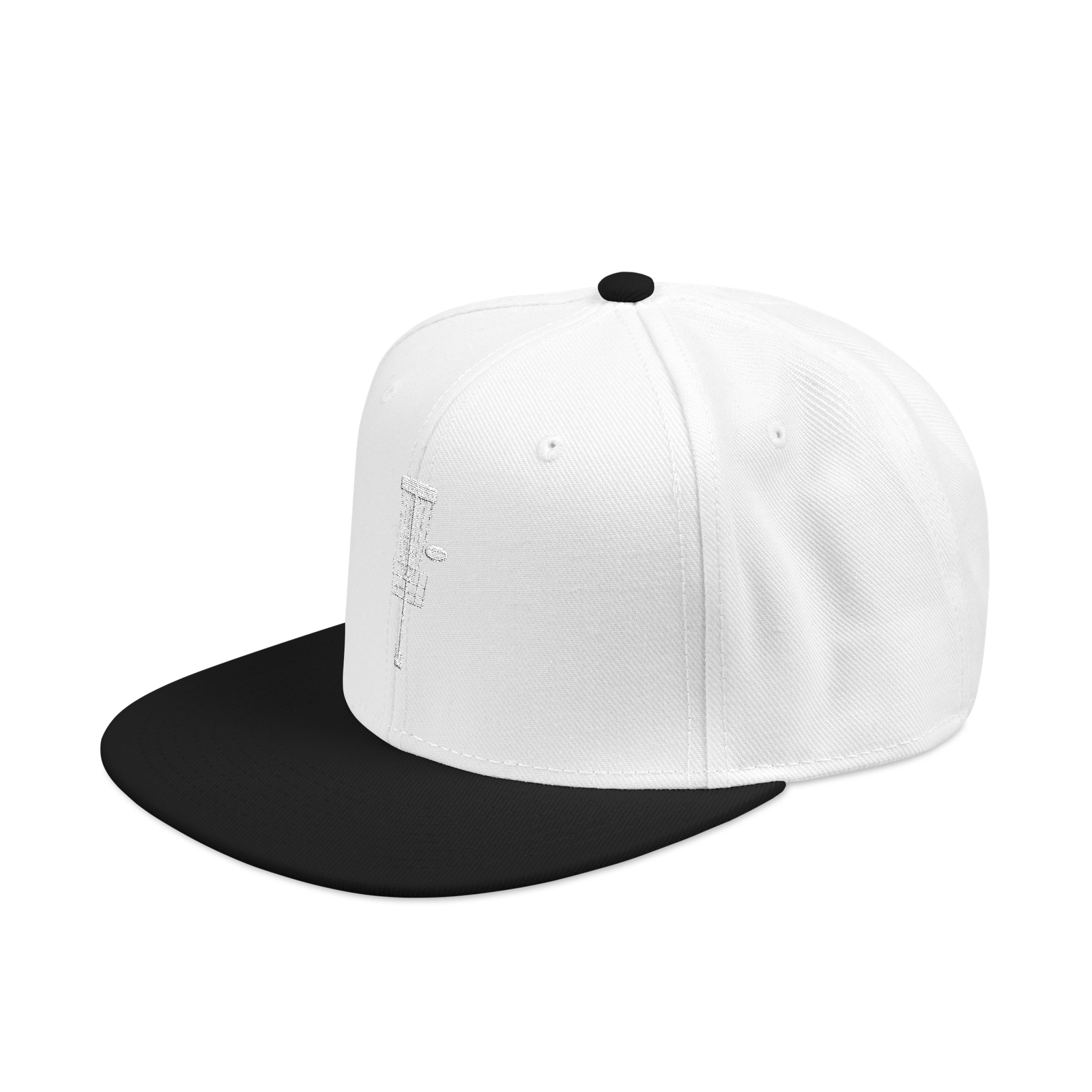 Embroidered Disc Golf Basket - Snapback Hat - Image 89