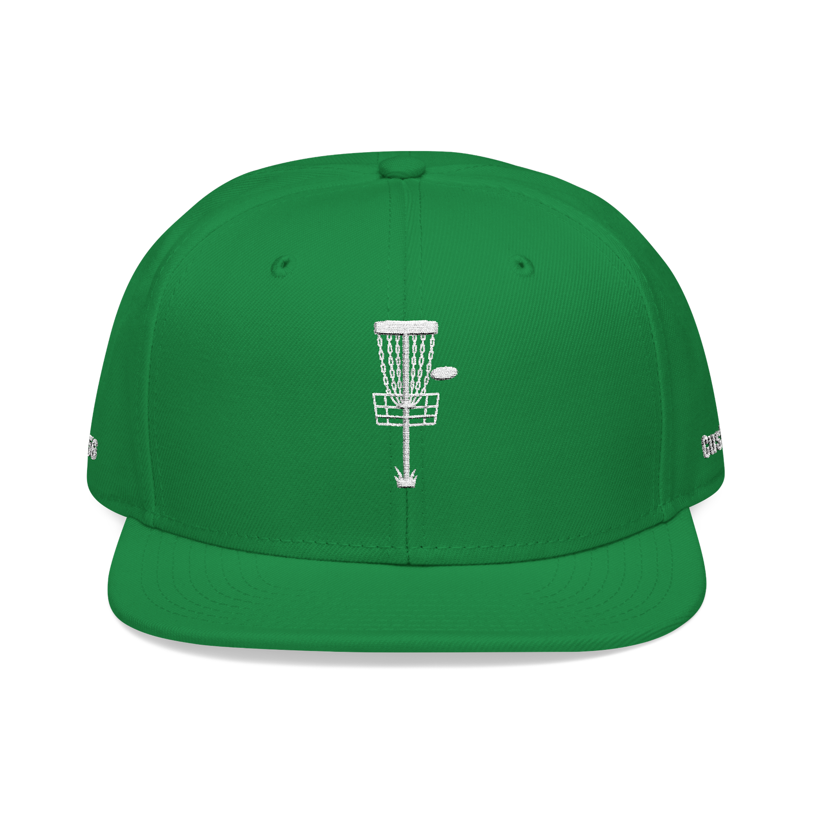 Embroidered Disc Golf Basket - Snapback Hat - Image 82