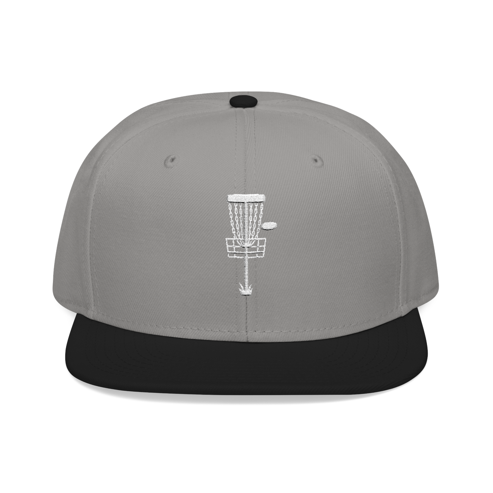 Embroidered Disc Golf Basket - Snapback Hat - Image 69