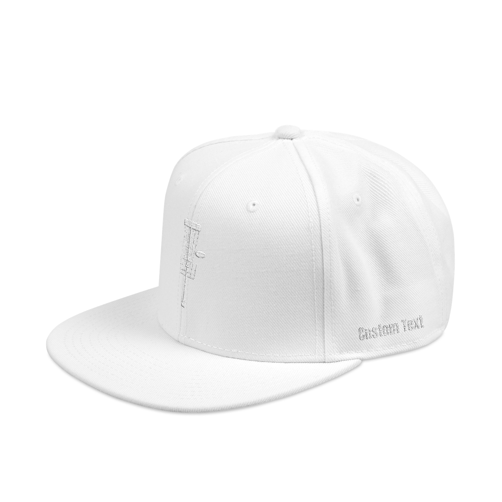 Embroidered Disc Golf Basket - Snapback Hat - Image 98