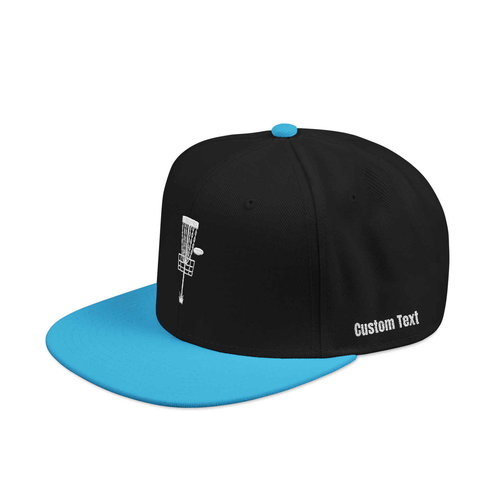 Embroidered Disc Golf Basket - Snapback Hat - Image 28
