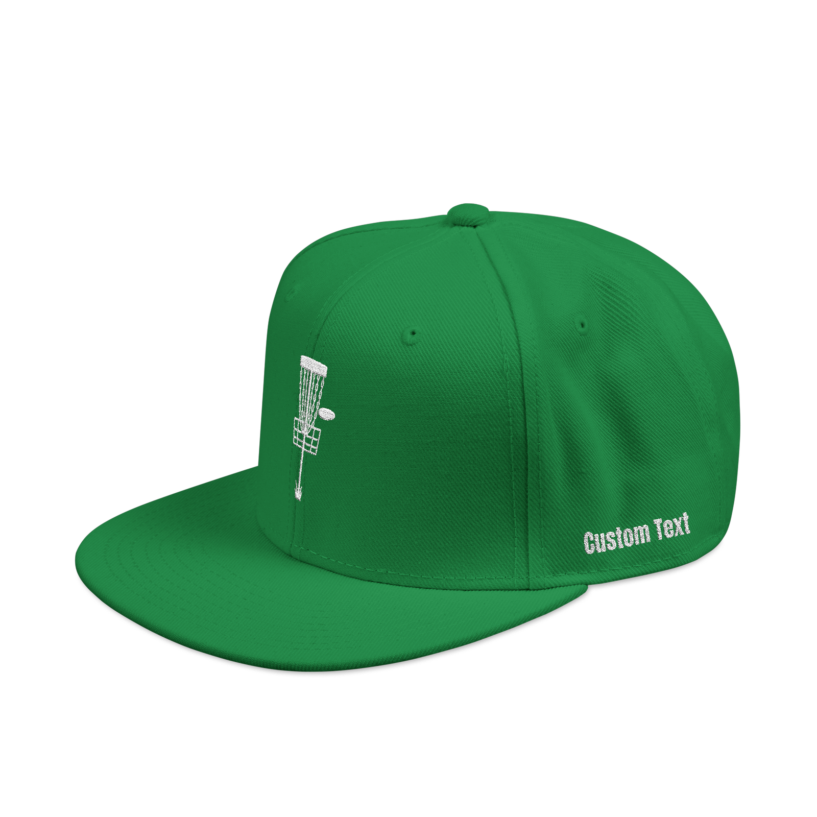 Embroidered Disc Golf Basket - Snapback Hat - Image 84
