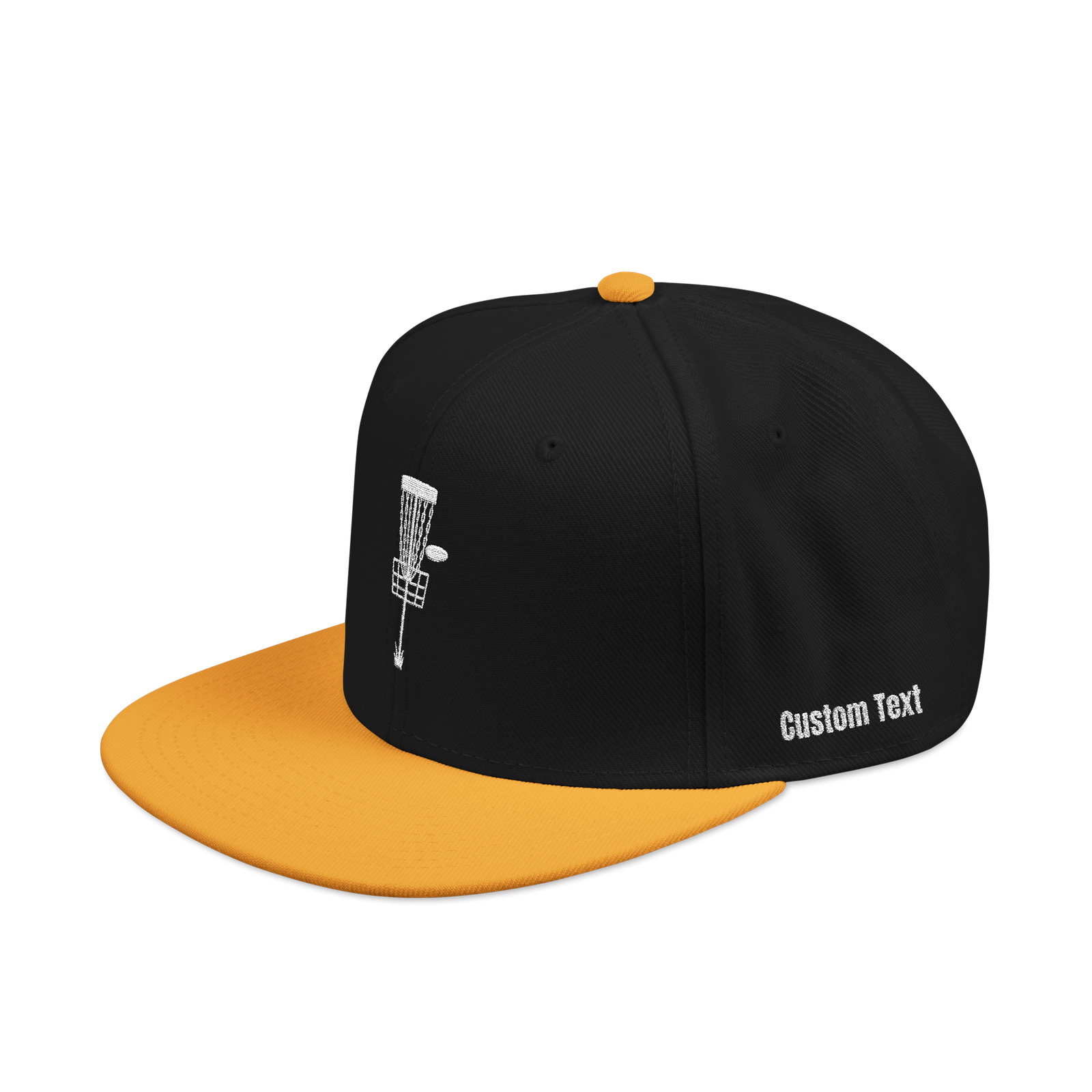 Embroidered Disc Golf Basket - Snapback Hat - Image 7