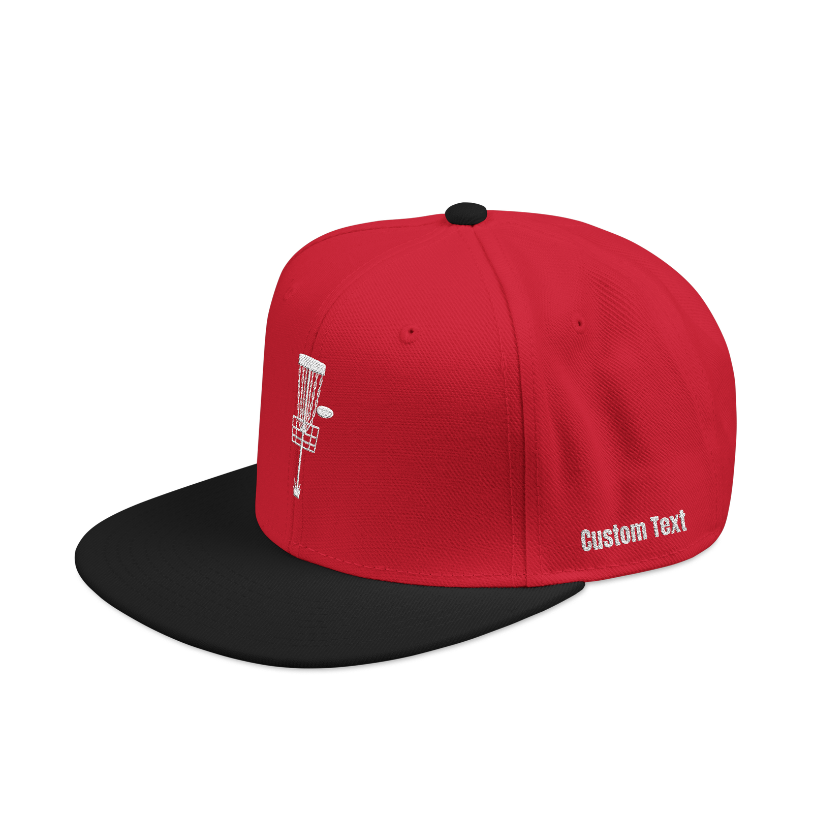 Embroidered Disc Golf Basket - Snapback Hat - Image 41