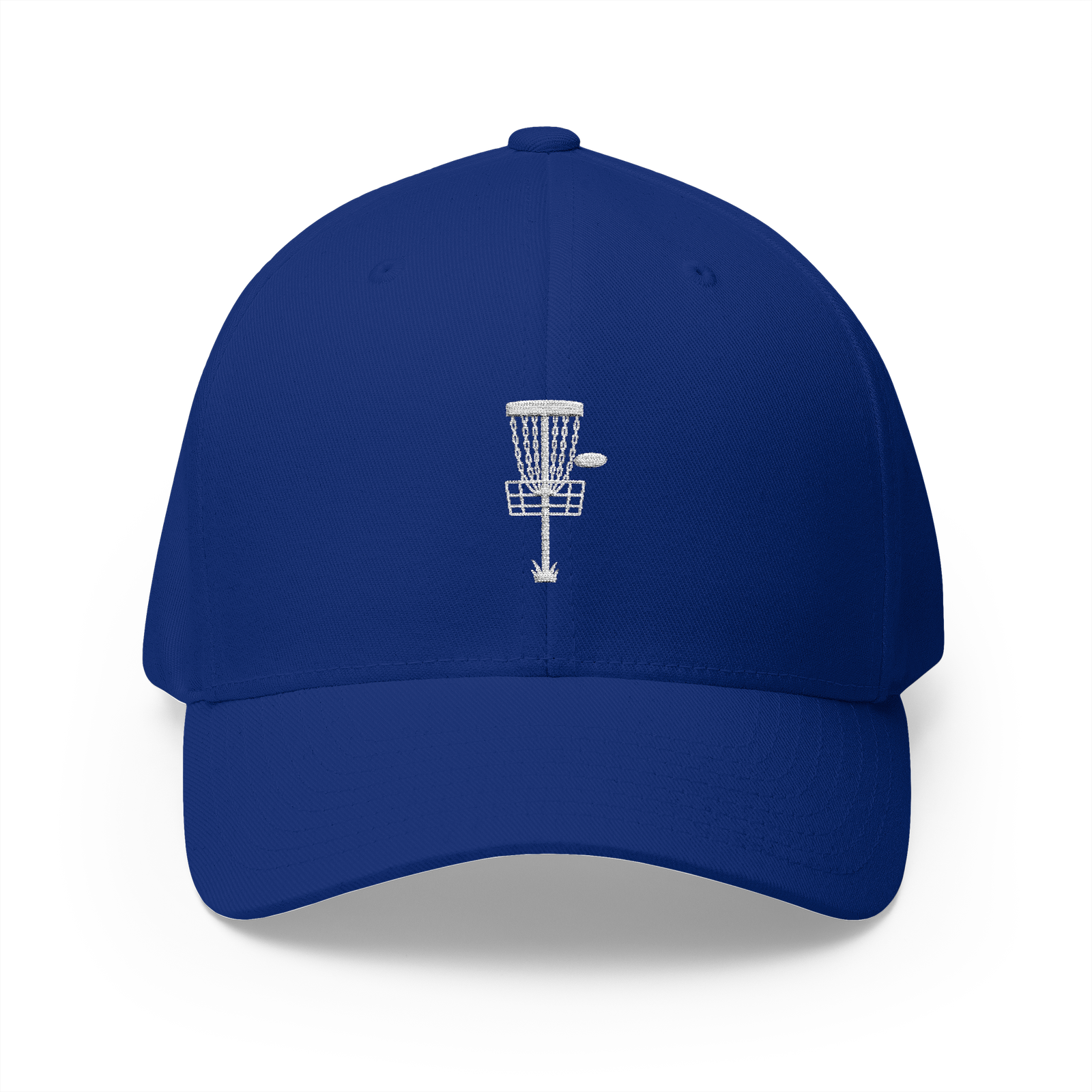 Embroidered Disc Golf Basket – Flexfit Hat - Image 11