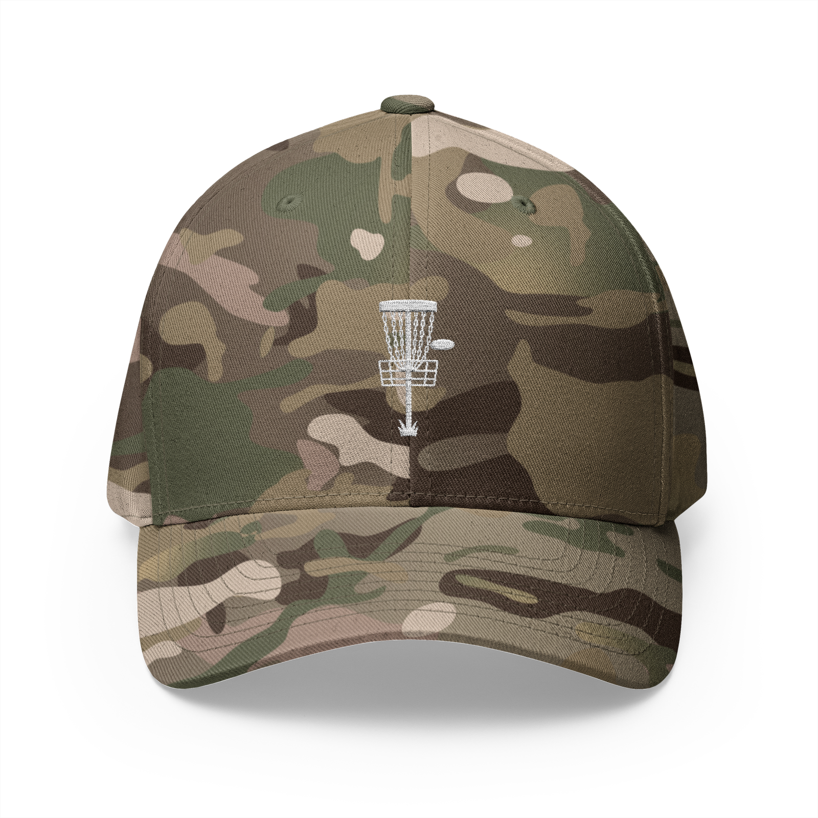 Embroidered Disc Golf Basket – Flexfit Hat