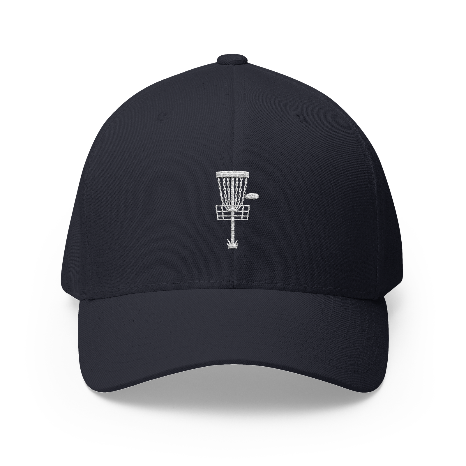 Embroidered Disc Golf Basket – Flexfit Hat - Image 8
