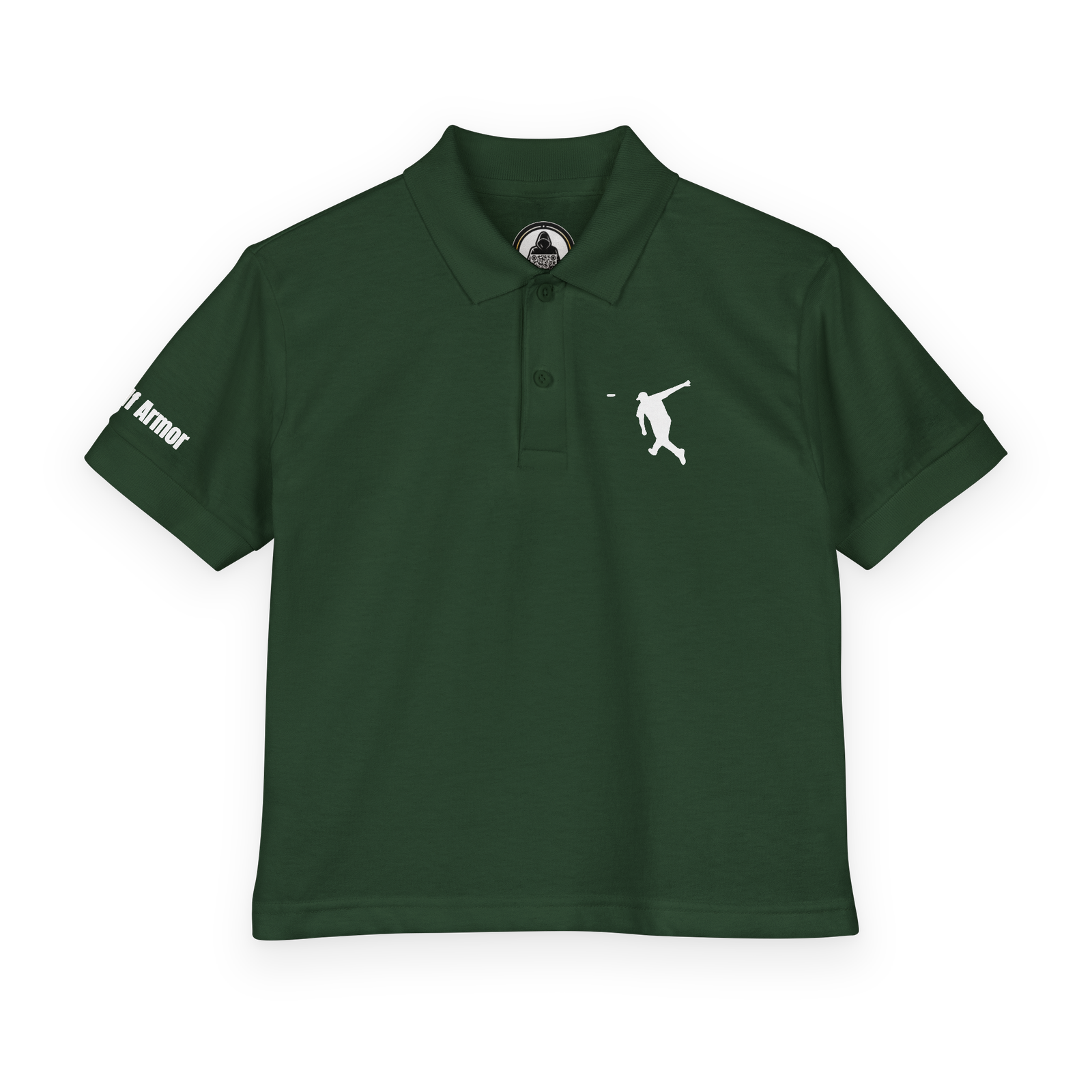 Disc Golf Armor Backhand - Youth Polo - Image 11
