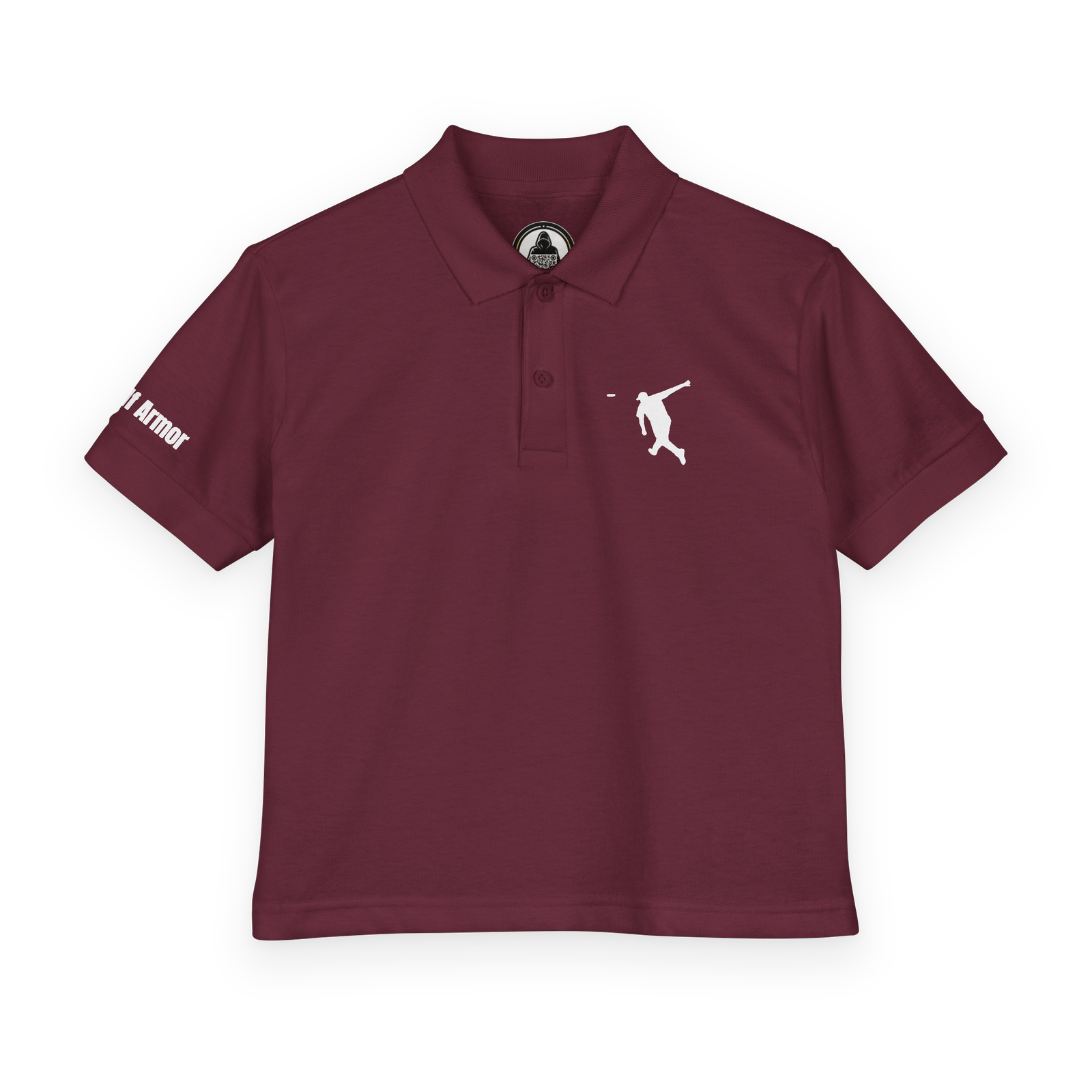 Disc Golf Armor Backhand - Youth Polo - Image 20