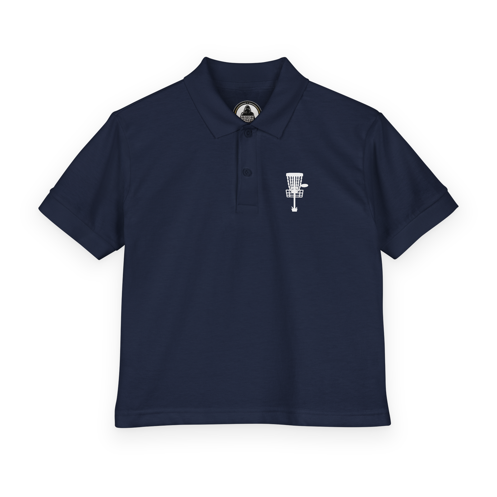 Disc Golf Basket - Youth Polo - Image 22