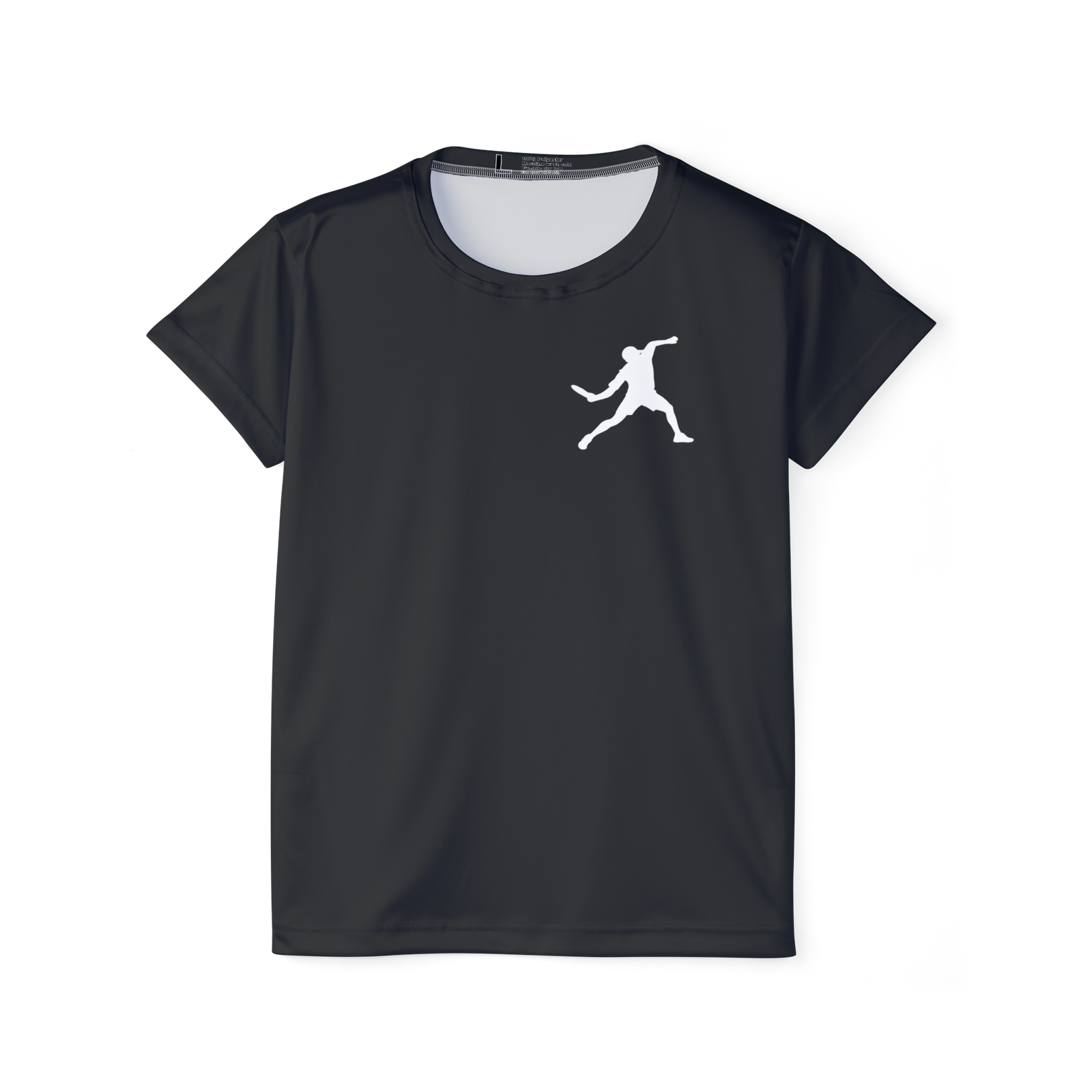 dark gray women's disc golf forehand jersey