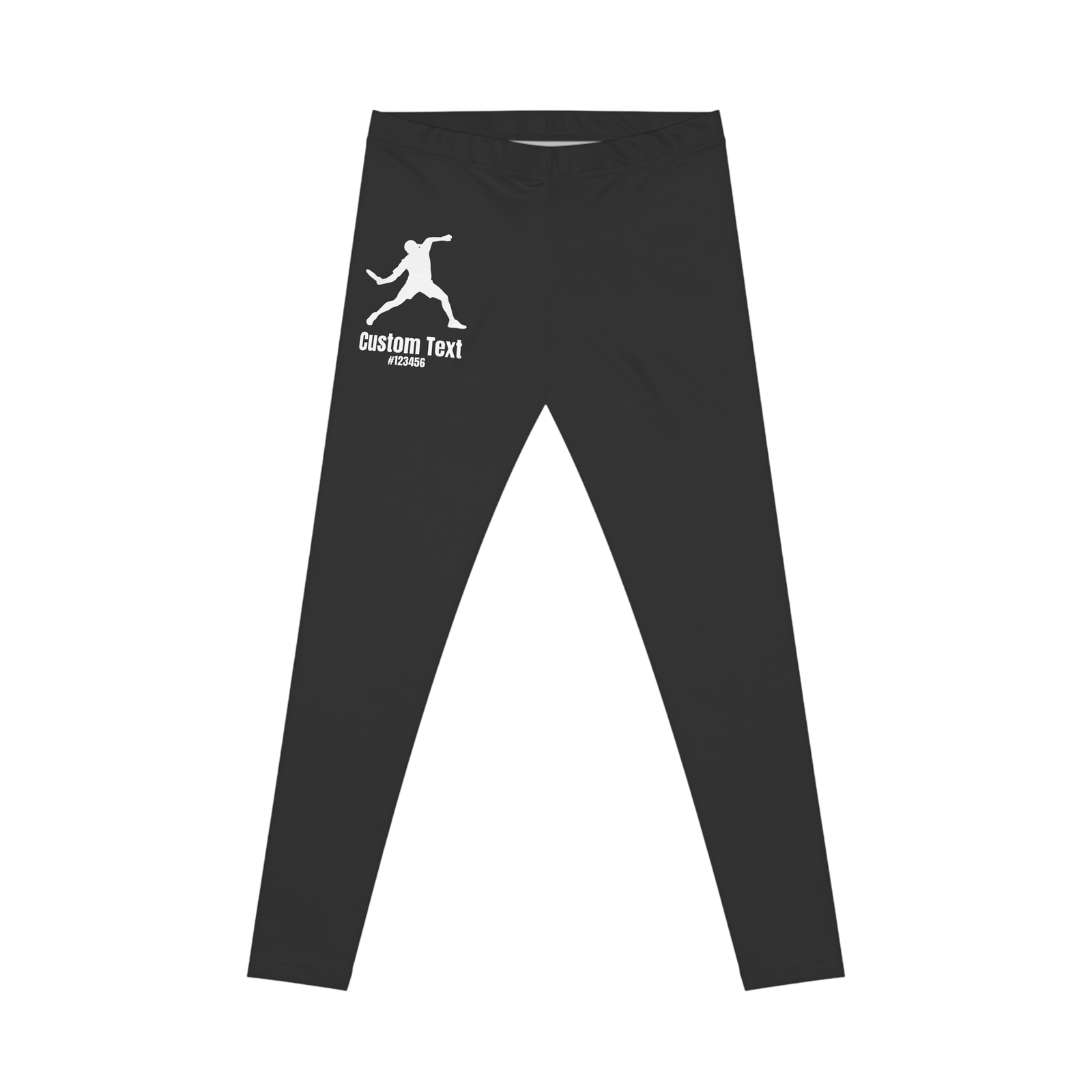 Women's Disc Golf Forehand Athletic Leggings - Image 3